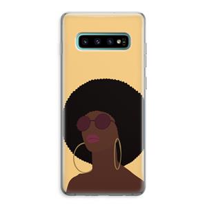 CaseCompany Golden hour: Samsung Galaxy S10 Plus Transparant Hoesje