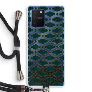 CaseCompany Moroccan tiles: Samsung Galaxy Note 10 Lite Transparant Hoesje met koord