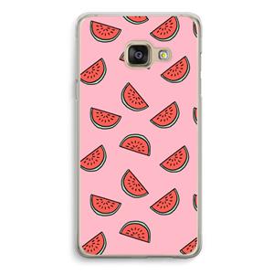 CaseCompany Watermeloen: Samsung A3 (2017) Transparant Hoesje