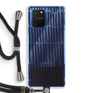CaseCompany Moroccan stripes: Samsung Galaxy Note 10 Lite Transparant Hoesje met koord