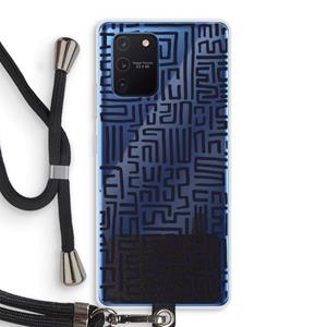 CaseCompany Moroccan Print: Samsung Galaxy Note 10 Lite Transparant Hoesje met koord