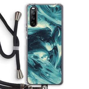 CaseCompany Dreaming About Whales: Sony Sony Xperia 10 III Transparant Hoesje met koord