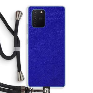 CaseCompany Majorelle Blue: Samsung Galaxy Note 10 Lite Transparant Hoesje met koord