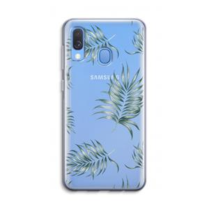 CaseCompany Simple leaves: Samsung Galaxy A40 Transparant Hoesje