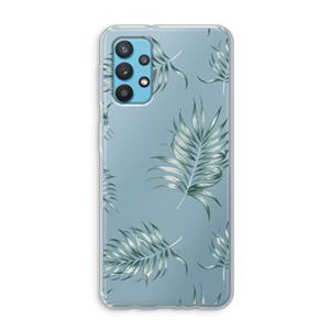 CaseCompany Simple leaves: Samsung Galaxy A32 4G Transparant Hoesje