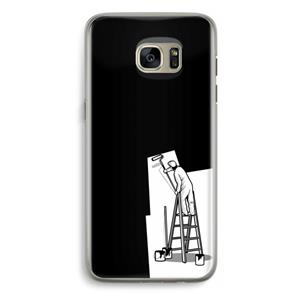 CaseCompany Musketon Painter: Samsung Galaxy S7 Edge Transparant Hoesje