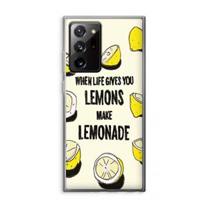 CaseCompany Lemonade: Samsung Galaxy Note 20 Ultra / Note 20 Ultra 5G Transparant Hoesje