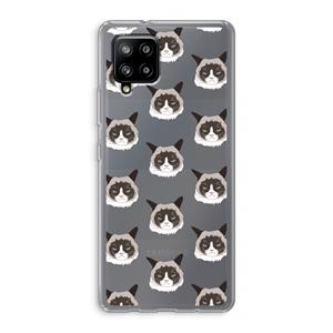 CaseCompany It's a Purrr Case: Samsung Galaxy A42 5G Transparant Hoesje