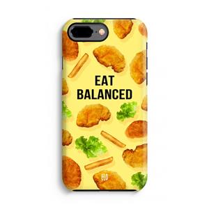 CaseCompany Eat Balanced: iPhone 7 Plus Tough Case