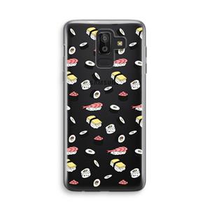 CaseCompany Sushi time: Samsung Galaxy J8 (2018) Transparant Hoesje