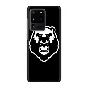 CaseCompany Angry Bear (black): Volledig geprint Samsung Galaxy S20 Ultra Hoesje