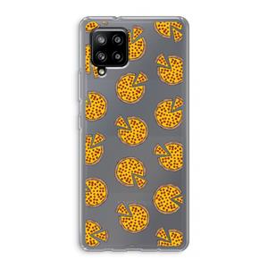CaseCompany You Had Me At Pizza: Samsung Galaxy A42 5G Transparant Hoesje