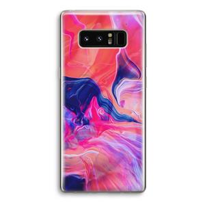 CaseCompany Earth And Ocean: Samsung Galaxy Note 8 Transparant Hoesje