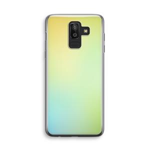 CaseCompany Minty mist pastel: Samsung Galaxy J8 (2018) Transparant Hoesje