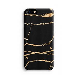 CaseCompany Gouden marmer: iPhone 8 Volledig Geprint Hoesje