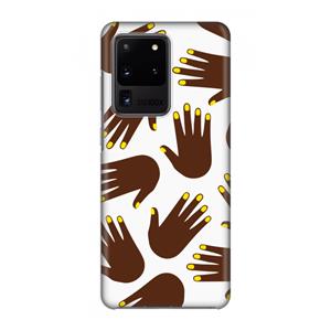 CaseCompany Hands dark: Volledig geprint Samsung Galaxy S20 Ultra Hoesje