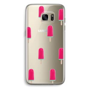 CaseCompany Waterijsje: Samsung Galaxy S7 Edge Transparant Hoesje