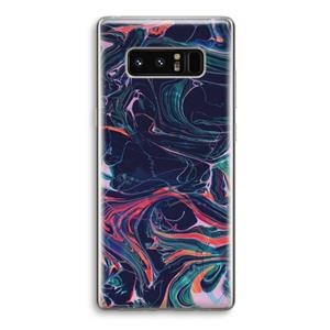 CaseCompany Light Years Beyond: Samsung Galaxy Note 8 Transparant Hoesje
