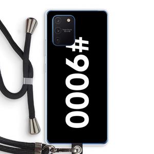CaseCompany 9000: Samsung Galaxy Note 10 Lite Transparant Hoesje met koord
