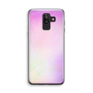 CaseCompany Flow mist pastel: Samsung Galaxy J8 (2018) Transparant Hoesje