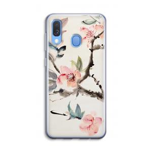CaseCompany Japanse bloemen: Samsung Galaxy A40 Transparant Hoesje