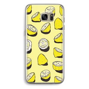 CaseCompany When Life Gives You Lemons...: Samsung Galaxy S7 Edge Transparant Hoesje