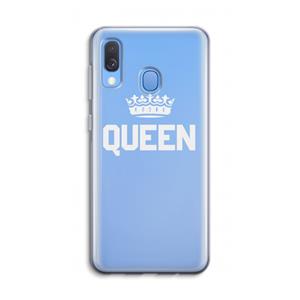 CaseCompany Queen zwart: Samsung Galaxy A40 Transparant Hoesje