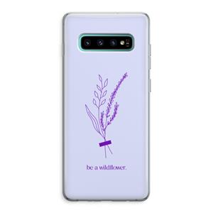 CaseCompany Be a wildflower: Samsung Galaxy S10 Plus Transparant Hoesje