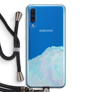 CaseCompany Fantasie pastel: Samsung Galaxy A50 Transparant Hoesje met koord