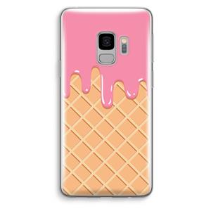 CaseCompany Ice cream: Samsung Galaxy S9 Transparant Hoesje