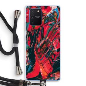 CaseCompany Endless Descent: Samsung Galaxy Note 10 Lite Transparant Hoesje met koord