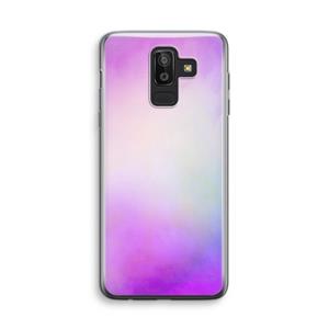 CaseCompany Clouds pastel: Samsung Galaxy J8 (2018) Transparant Hoesje