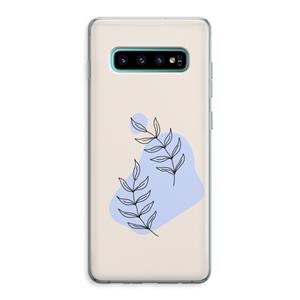 CaseCompany Leaf me if you can: Samsung Galaxy S10 Plus Transparant Hoesje