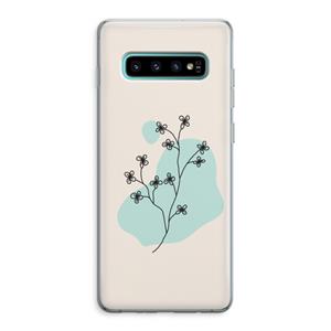 CaseCompany Love your petals: Samsung Galaxy S10 Plus Transparant Hoesje
