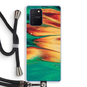 CaseCompany Green Inferno: Samsung Galaxy Note 10 Lite Transparant Hoesje met koord