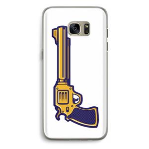 CaseCompany Pew Pew Pew: Samsung Galaxy S7 Edge Transparant Hoesje