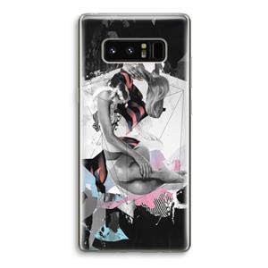 CaseCompany Camouflage de sommeil: Samsung Galaxy Note 8 Transparant Hoesje