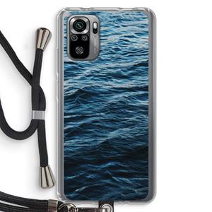 CaseCompany Oceaan: Xiaomi Redmi Note 10S Transparant Hoesje met koord