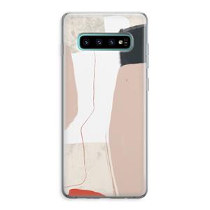 CaseCompany Lava: Samsung Galaxy S10 Plus Transparant Hoesje