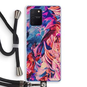CaseCompany Pink Orchard: Samsung Galaxy Note 10 Lite Transparant Hoesje met koord