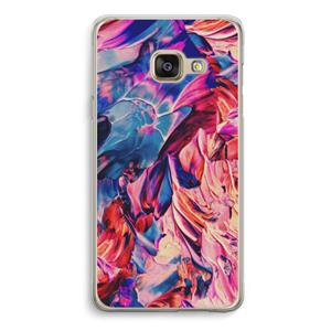 CaseCompany Pink Orchard: Samsung A3 (2017) Transparant Hoesje