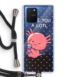 CaseCompany Love You A Lotl: Samsung Galaxy Note 10 Lite Transparant Hoesje met koord