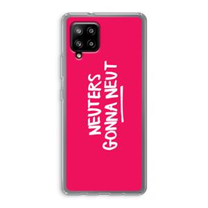 CaseCompany Neuters (roze): Samsung Galaxy A42 5G Transparant Hoesje