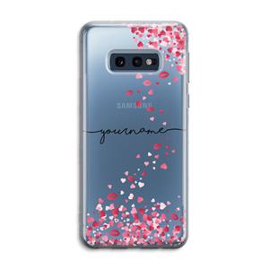 CaseCompany Hartjes en kusjes: Samsung Galaxy S10e Transparant Hoesje