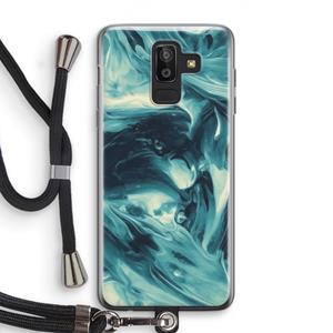 CaseCompany Dreaming About Whales: Samsung Galaxy J8 (2018) Transparant Hoesje met koord