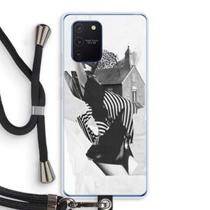 CaseCompany House: Samsung Galaxy Note 10 Lite Transparant Hoesje met koord