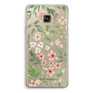 CaseCompany Botanical sweet flower heaven: Samsung A3 (2017) Transparant Hoesje