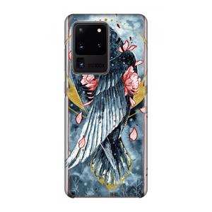 CaseCompany Golden Raven: Volledig geprint Samsung Galaxy S20 Ultra Hoesje