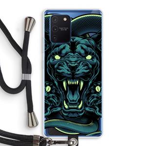 CaseCompany Cougar and Vipers: Samsung Galaxy Note 10 Lite Transparant Hoesje met koord
