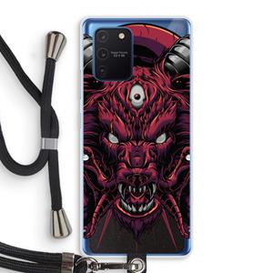 CaseCompany Hell Hound and Serpents: Samsung Galaxy Note 10 Lite Transparant Hoesje met koord